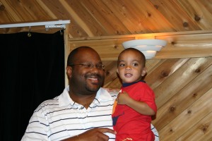 John Brown and son pay Rick a visit