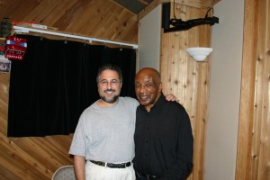 Rick and Ed Thigpen in the Studio
