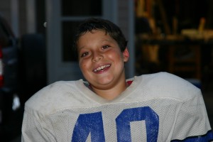 Ryan Dior after his First Football Game