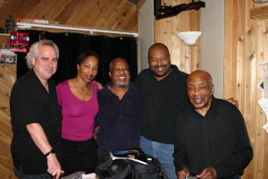 Scott Sawyer, Lois Dawson Willie,John Brown and Ed Thigpen in the Studio